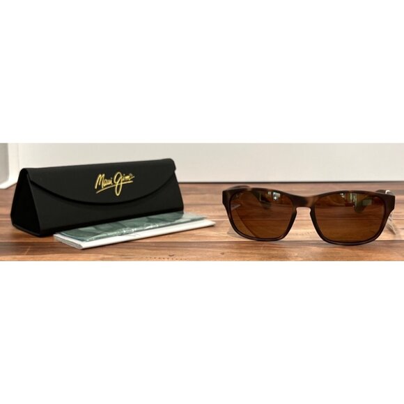 MAUI JIM H721-10MR MIXED PLATE MATTE TORT RUBBER SUNGLASSES - Picture 1 of 6